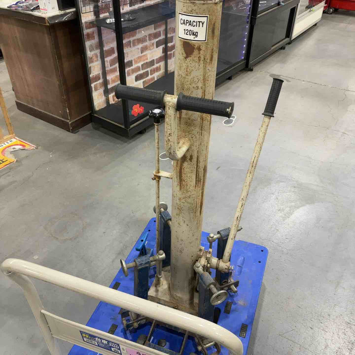 【店頭受取り限定】OPK をくだ屋技研■ ハイワーク 最高位250cm 最低位105cm 最大積載荷重 120kg  油圧手動リフター 高所作業用リフター【柏店】