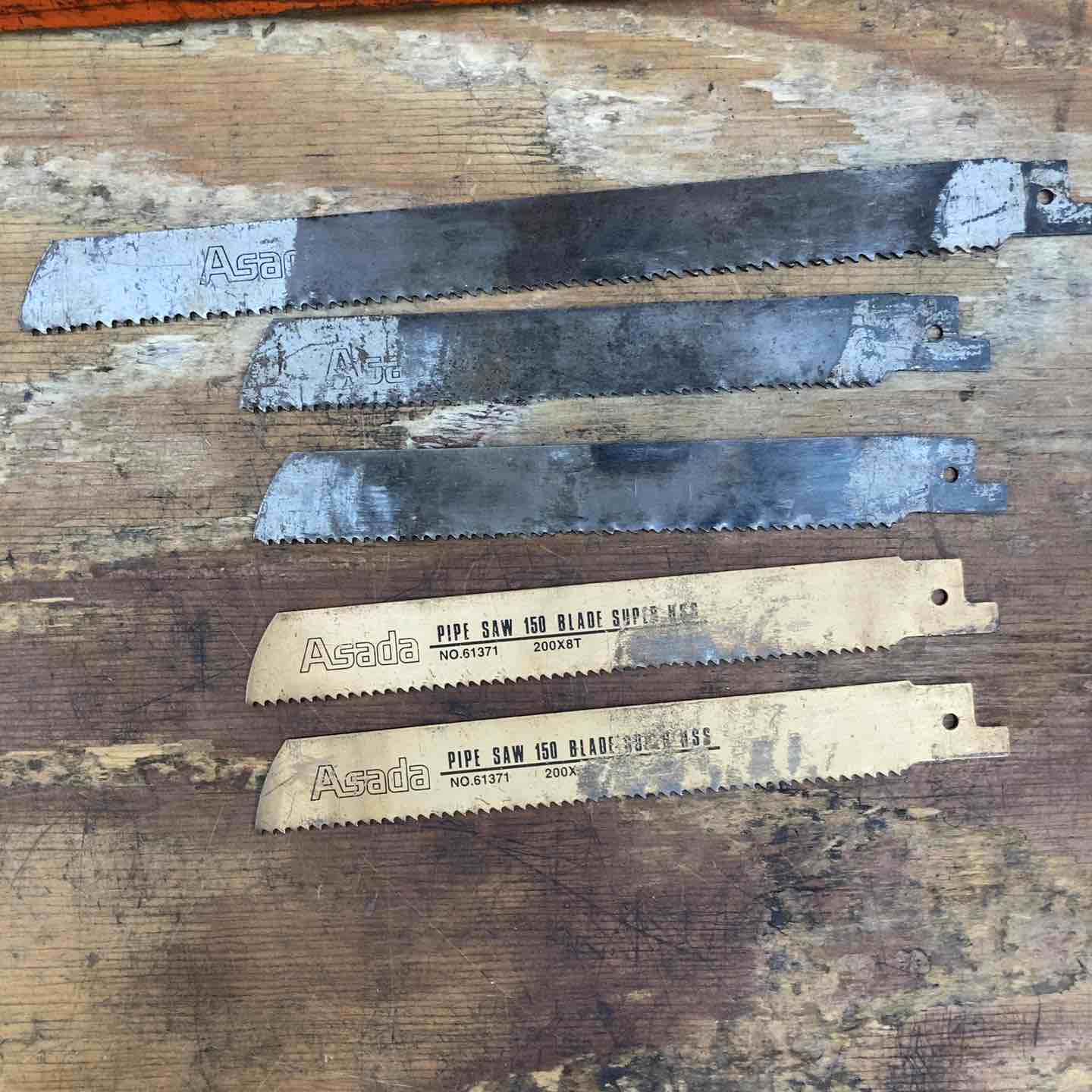 中古品】◇アサダ(ASADA) パイプソー150 替刃のおまけ付き♪【柏店