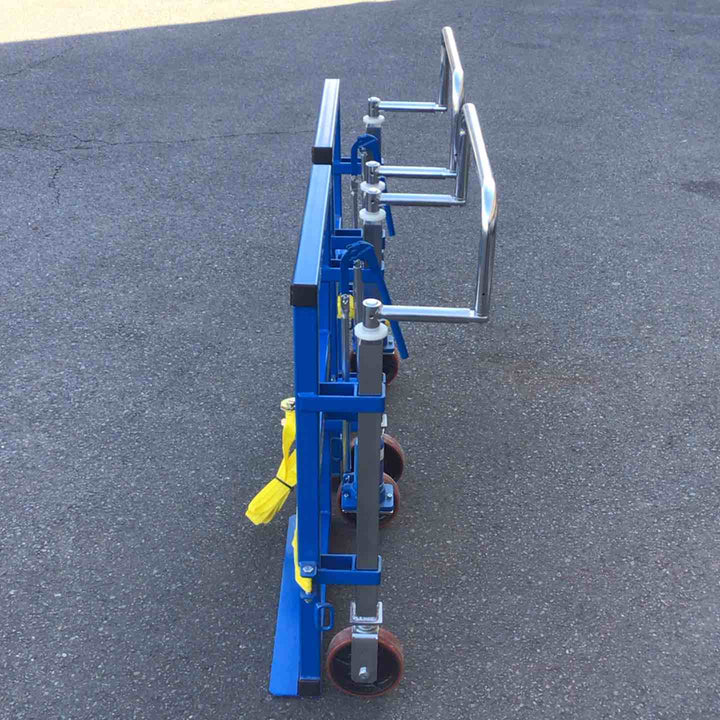 【店頭受取り限定】ロジスティッカー 重量物移動台車 リフティングローラー 家具移動台車 2台セット 油圧式【八潮店】