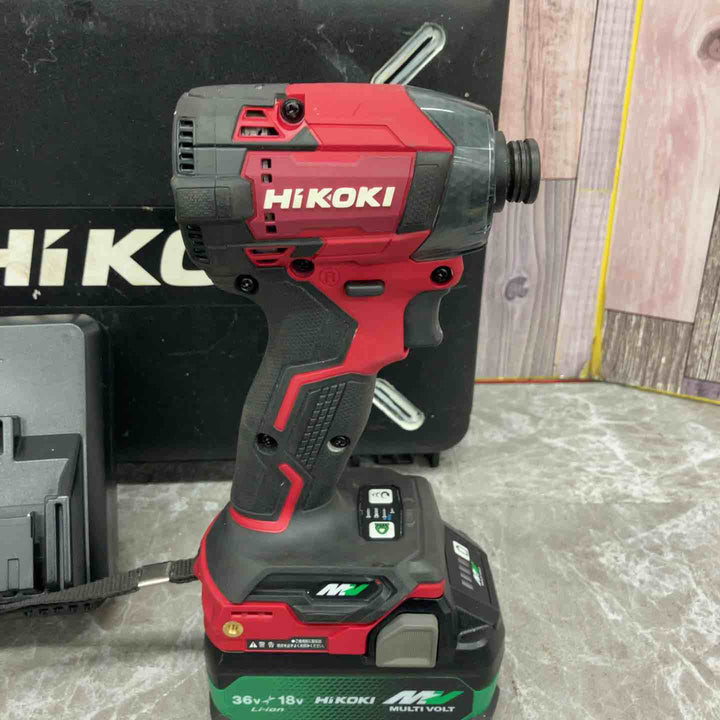 ★ハイコーキ(HIKOKI ※旧:日立工機) コードレスインパクトドライバ スコーピオンレッド WH36DD(2XHRSZ)【八潮店】