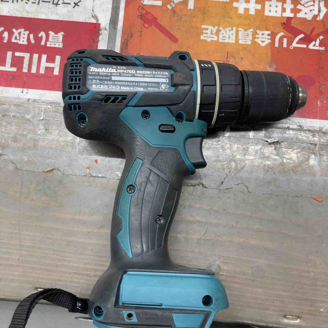 ◇マキタ(makita) コードレス震動ドライバドリル HP470DZ　本体のみ、14.4V対応【戸田店】