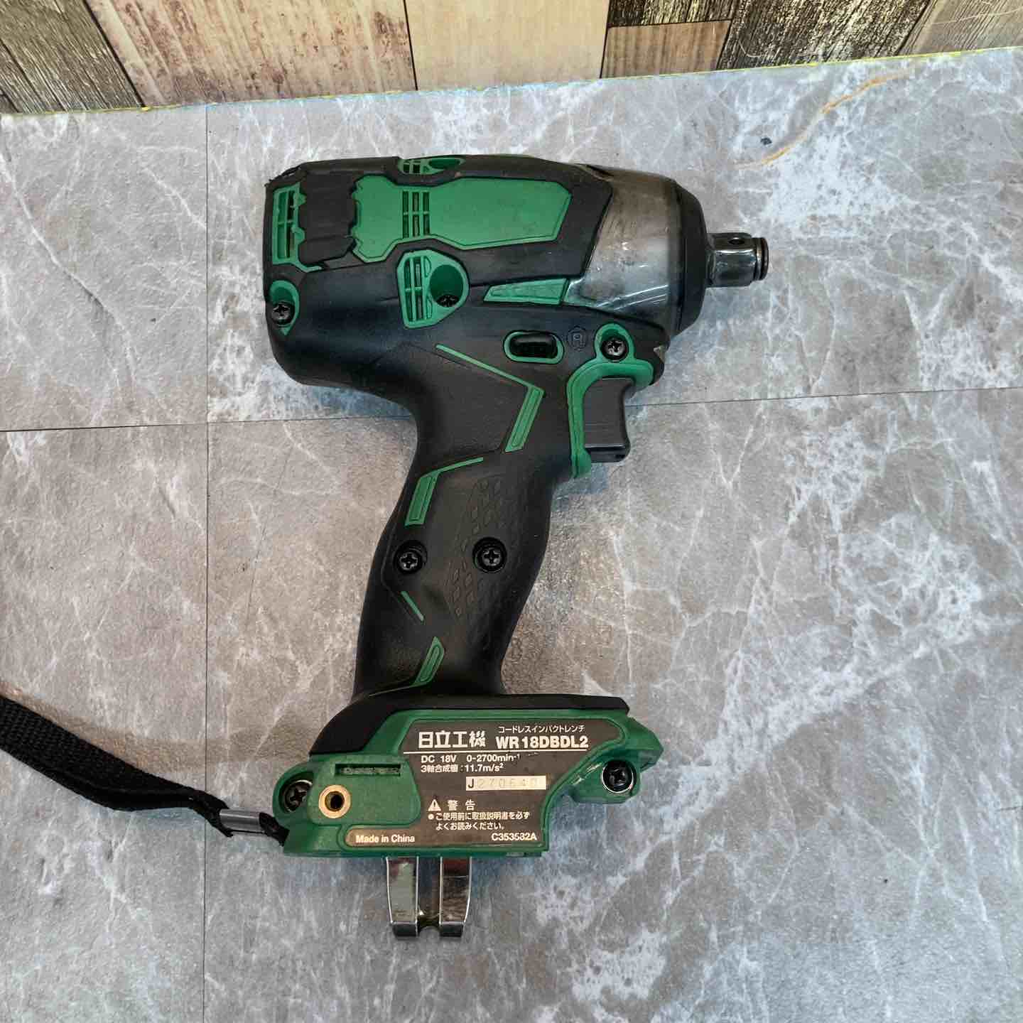 品 HITACHI 日立 18V 5.0Ah コードレスインパクトレンチ WR18DBDL 