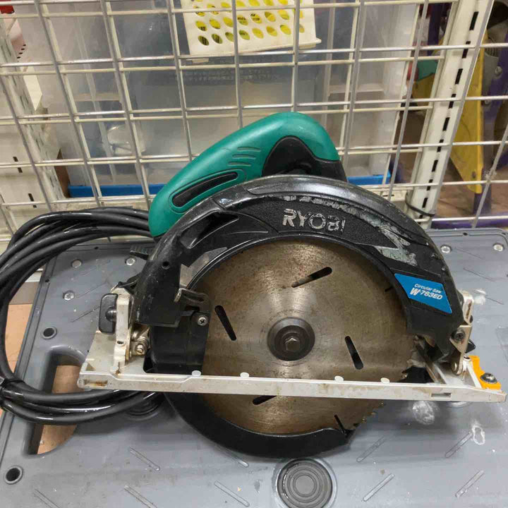 ◇リョービ(RYOBI) 190mm電子丸のこ W-763ED【草加店】