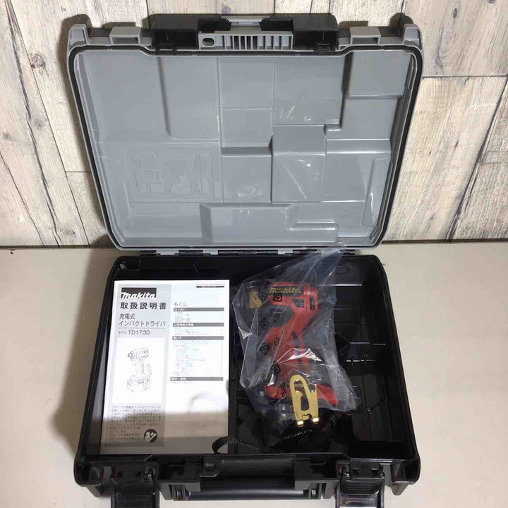 【未使用品】 マキタ makita コードレス インパクトドライバー TD173 LXT20周年記念限定カラー プレミアムレッド インパクト＋ケース 20周年 【戸田店】