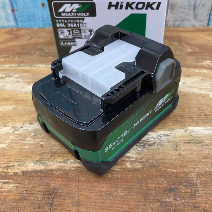 【未使用品】純正品 ★ハイコーキ(HIKOKI ※旧:日立工機) リチウムイオンバッテリー 36V/2.5Ah BSL36A18X【柏店】