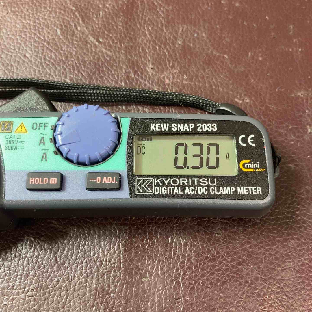 【中古品】共立電気計器 (KYORITSU) 2033 キュースナップ・AC/DC電流測定用クランプメータ【東大和店】
