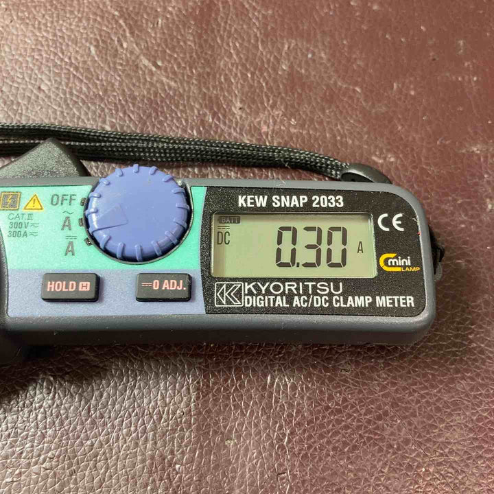 【中古品】共立電気計器 (KYORITSU) 2033 キュースナップ・AC/DC電流測定用クランプメータ【東大和店】