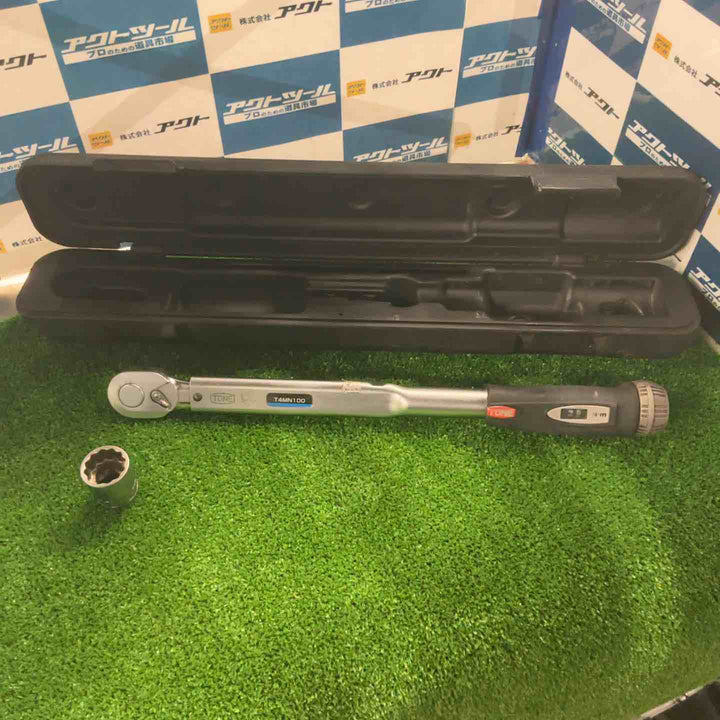 ◇トネ(TONE) プレセット形トルクレンチ(ダイレクトセットタイプ) 差込角12.7mm(1/2") T4MN100 100N・m【草加店】