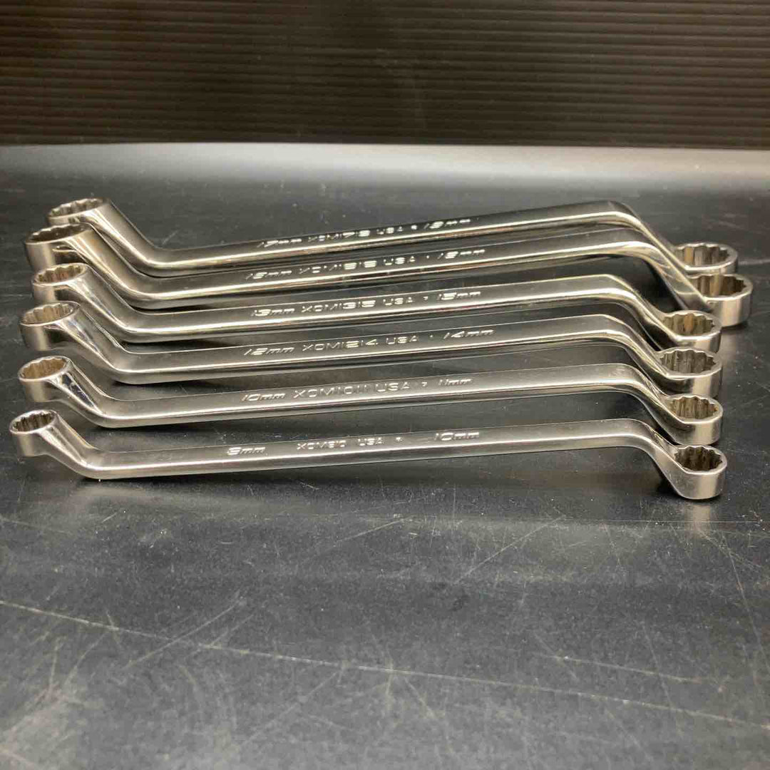 スナップオン(Snap-on) オフセットメガネレンチ XOMシリーズ USA 8mm-19mm 計6本セット【川越店】