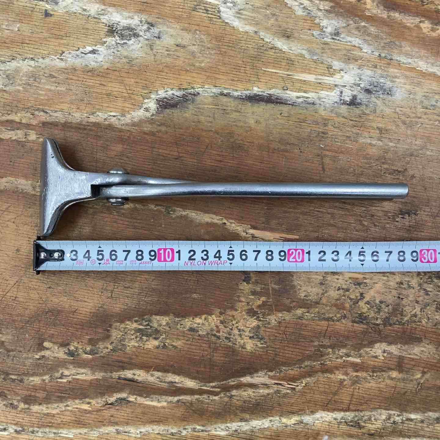 中古品】 盛光 掴箸 ツカミ 板金工具 ステンレス 口幅75mm 全長270mm