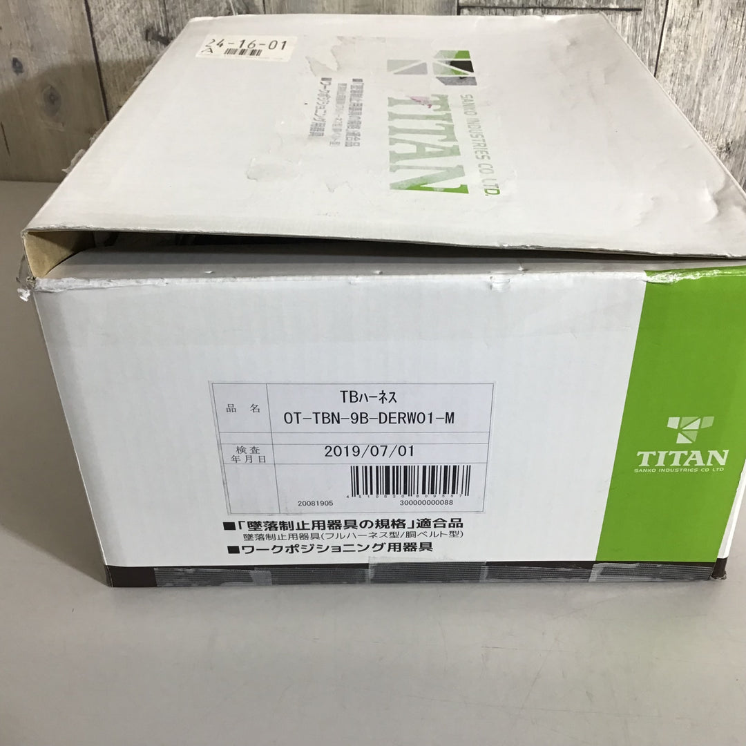 【未使用品】TITAN タイタン ハーネス OT-TBN-9B-DERW01-M 箱イタミあり ★送料無料★ 【戸田店】