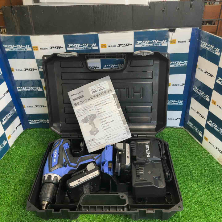 ◇ハイコーキ(HIKOKI ※旧:日立工機)  コードレスドリルドライバー  FDS14DGL(2LEGK)【草加店】