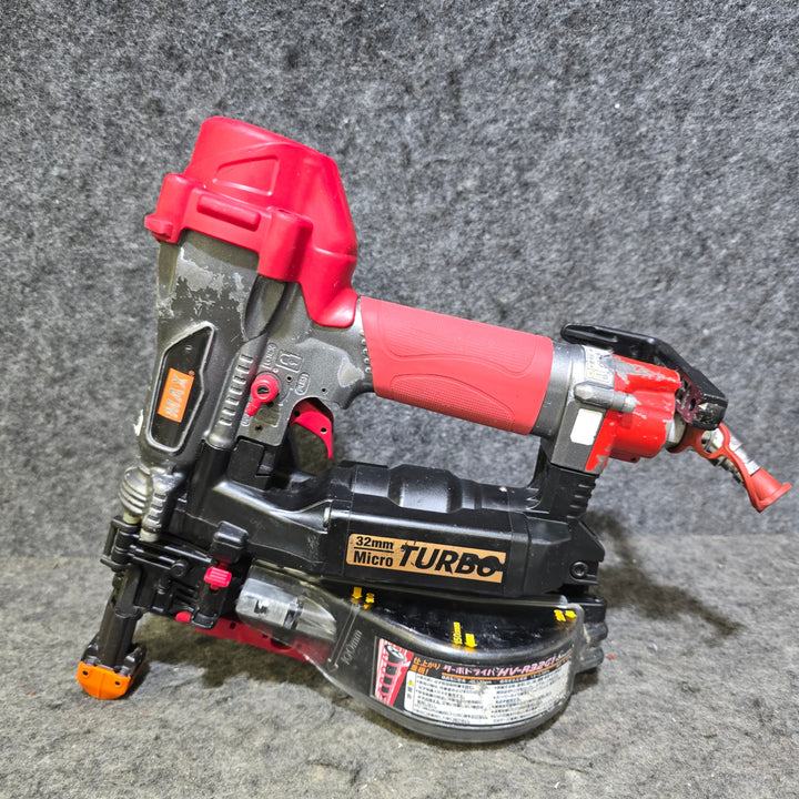 【中古品・ビット交換済み！】マックス(MAX) 高圧エアネジ打ち機 HV-R32G1【桶川店】