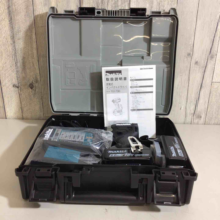 ★マキタ(makita) コードレスインパクトドライバー TD173DRGXB ブラック【戸田店】