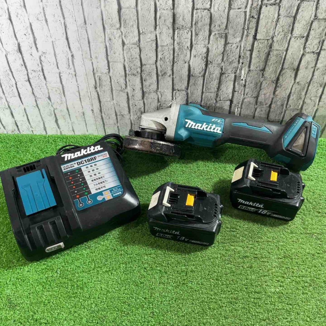 ★マキタ(makita) 100mmコードレスディスクグラインダ GA404DRGXN 動作確認済【川口店】