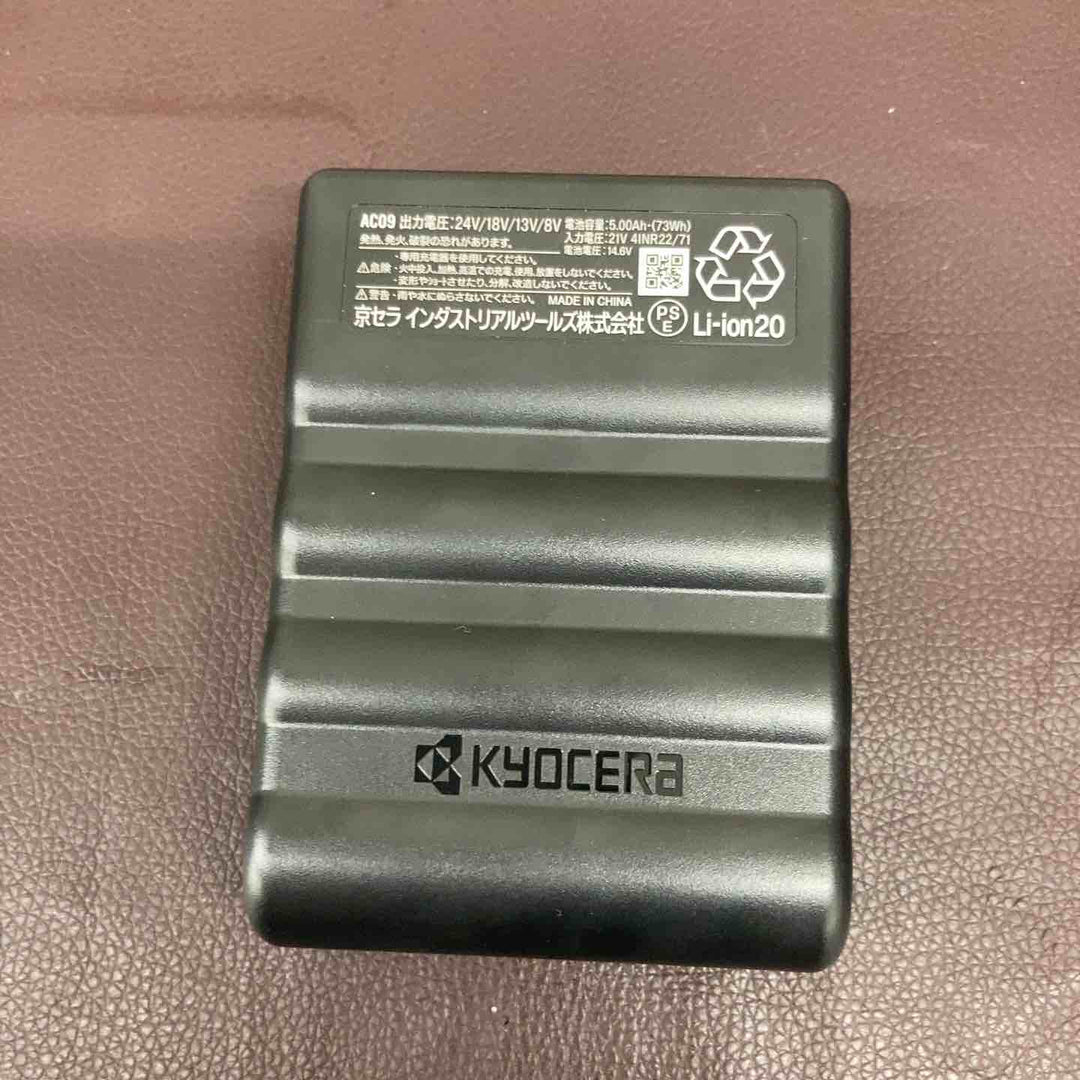 【中古美品】 バートル(BURTLE) 空調服 AC09-24V フルセット 未使用開封品 京セラ(KYOCERA) 【東大和店】