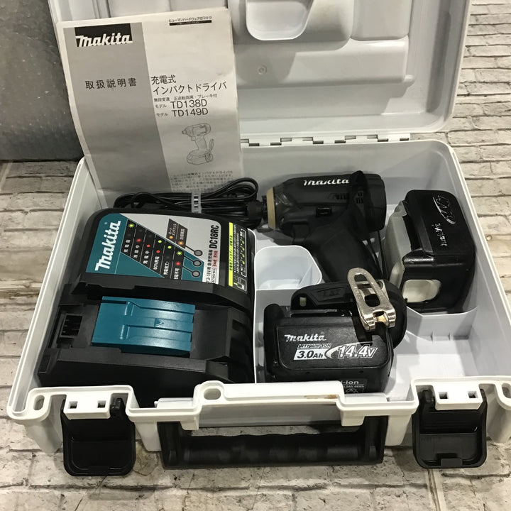 ★マキタ(makita) コードレスインパクトドライバー TD138DRFXB【川口店】