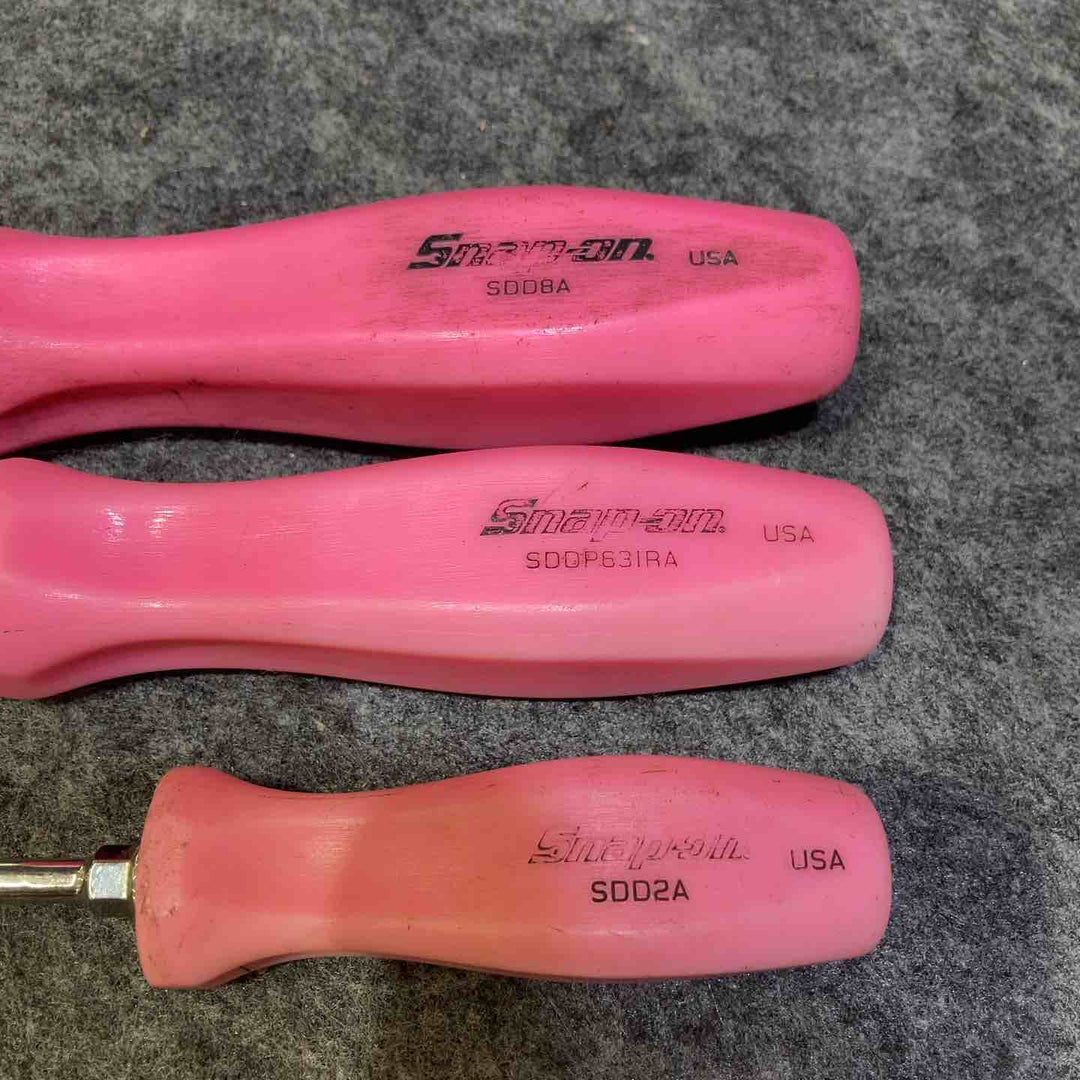 スナップオン ドライバー3本セット (SDD2A SDDP631RA SDD8A) 【桶川店】