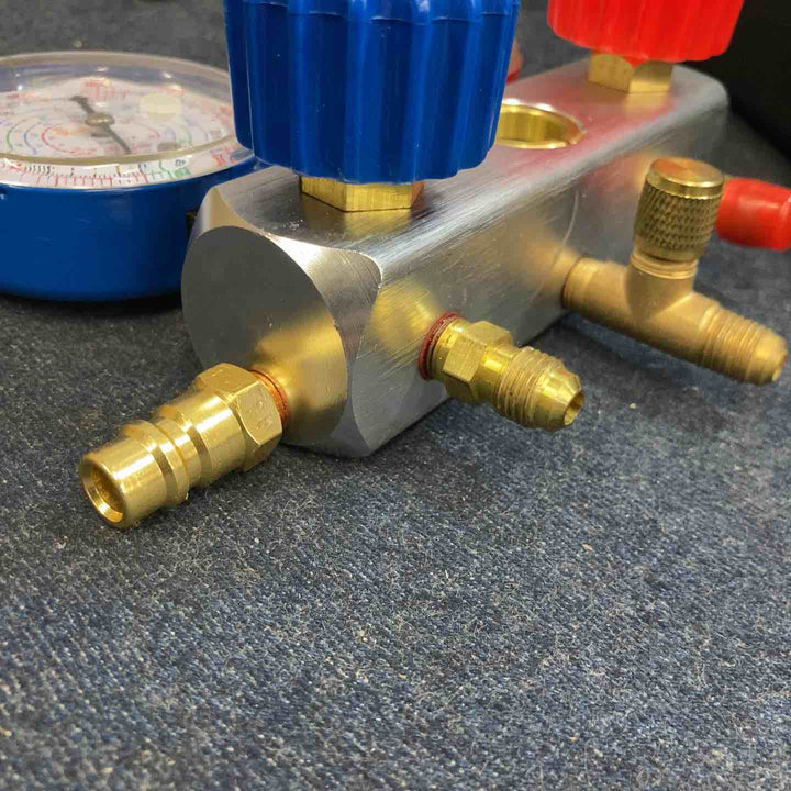 COOLTECH クールテック マニホールドゲージ EN837-1 圧力計 ハードケース付き ※動作未確認 【八潮店】