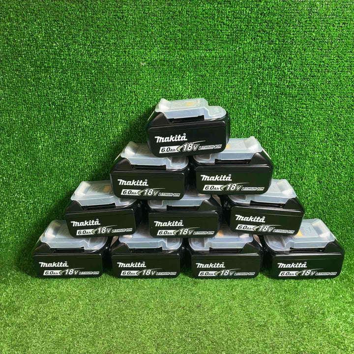 【未使用品】 マキタ(makita) リチウムイオンバッテリー 18V/6.0Ah BL1860B 10個セット 【藤沢店】