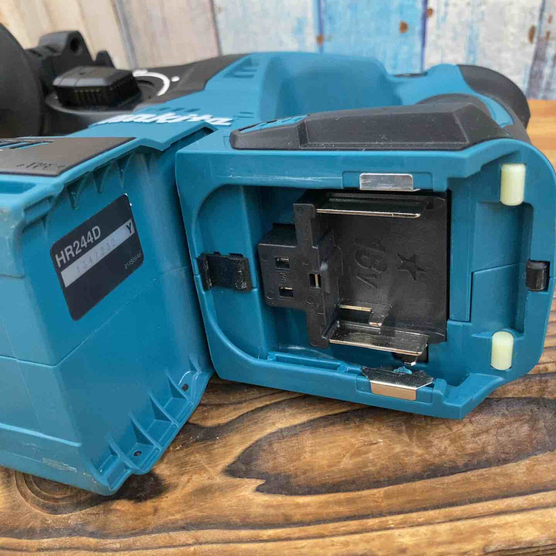 【中古美品】★マキタ(makita) コードレスハンマドリル HR244DRGX 18V バッテリー2個、充電器付き【柏店】