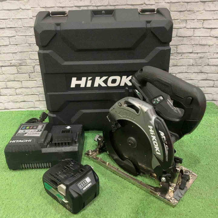 ★ハイコーキ(HIKOKI ※旧:日立工機) コードレス丸のこ C3606DA(SK)(2XPBS) 動作確認済み【川口店】