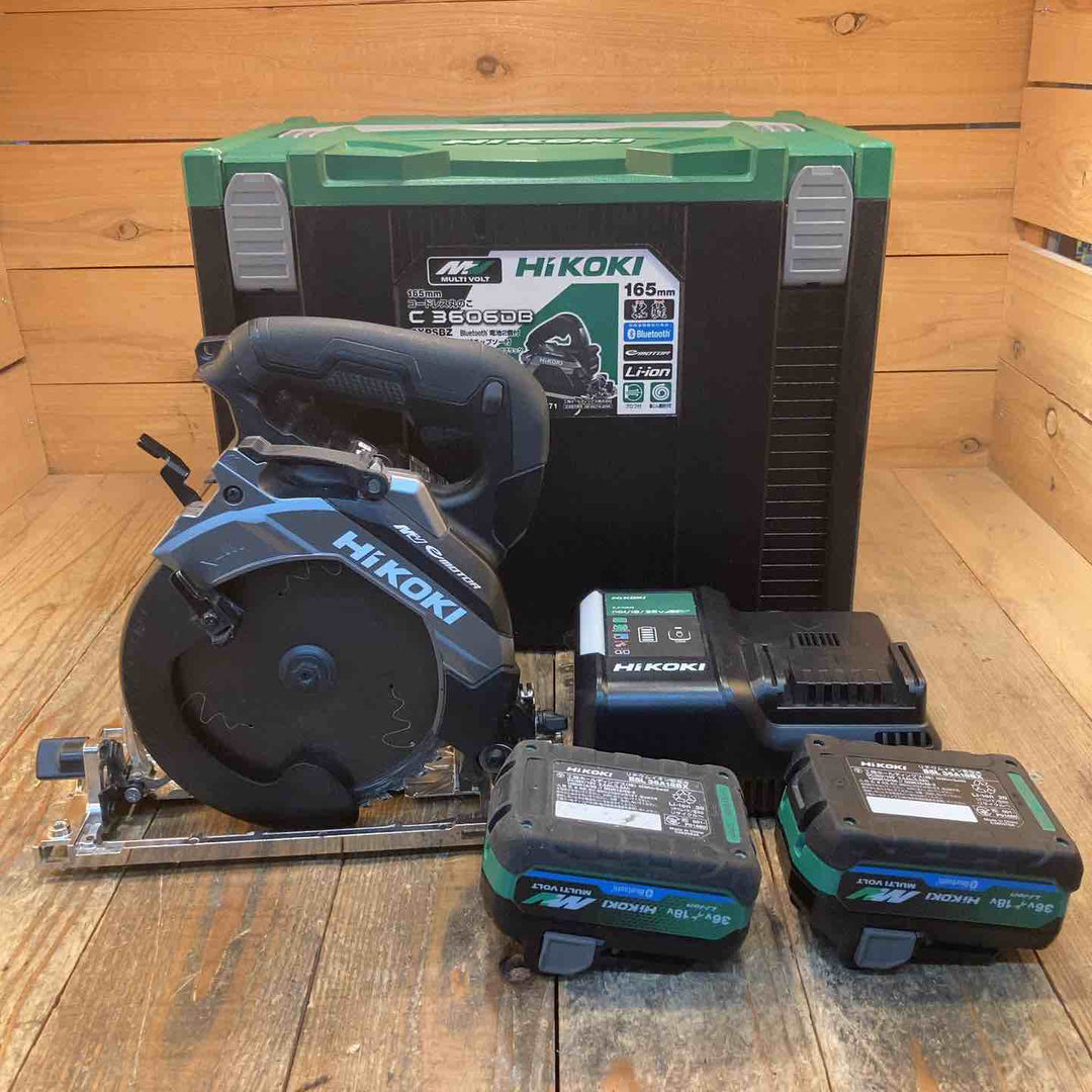 【中古品】ハイコーキ(HIKOKI ※旧:日立工機) コードレスマルノコ C3606DB(2XPSBZ)【所沢店】