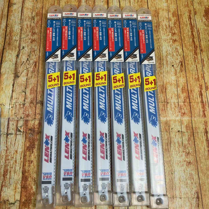 ＬＥＮＯＸ　バイメタルセーバーソーブレード３００ｍｍ×１０／１４山 5+1 6枚入      7個セット【川崎店】
