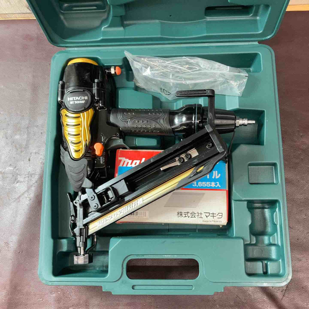 【中古品】 ハイコーキ(HIKOKI ※旧:日立工機) 高圧フロア用釘打ち機 NT50HMF ブラッドネイラ 【東大和店】