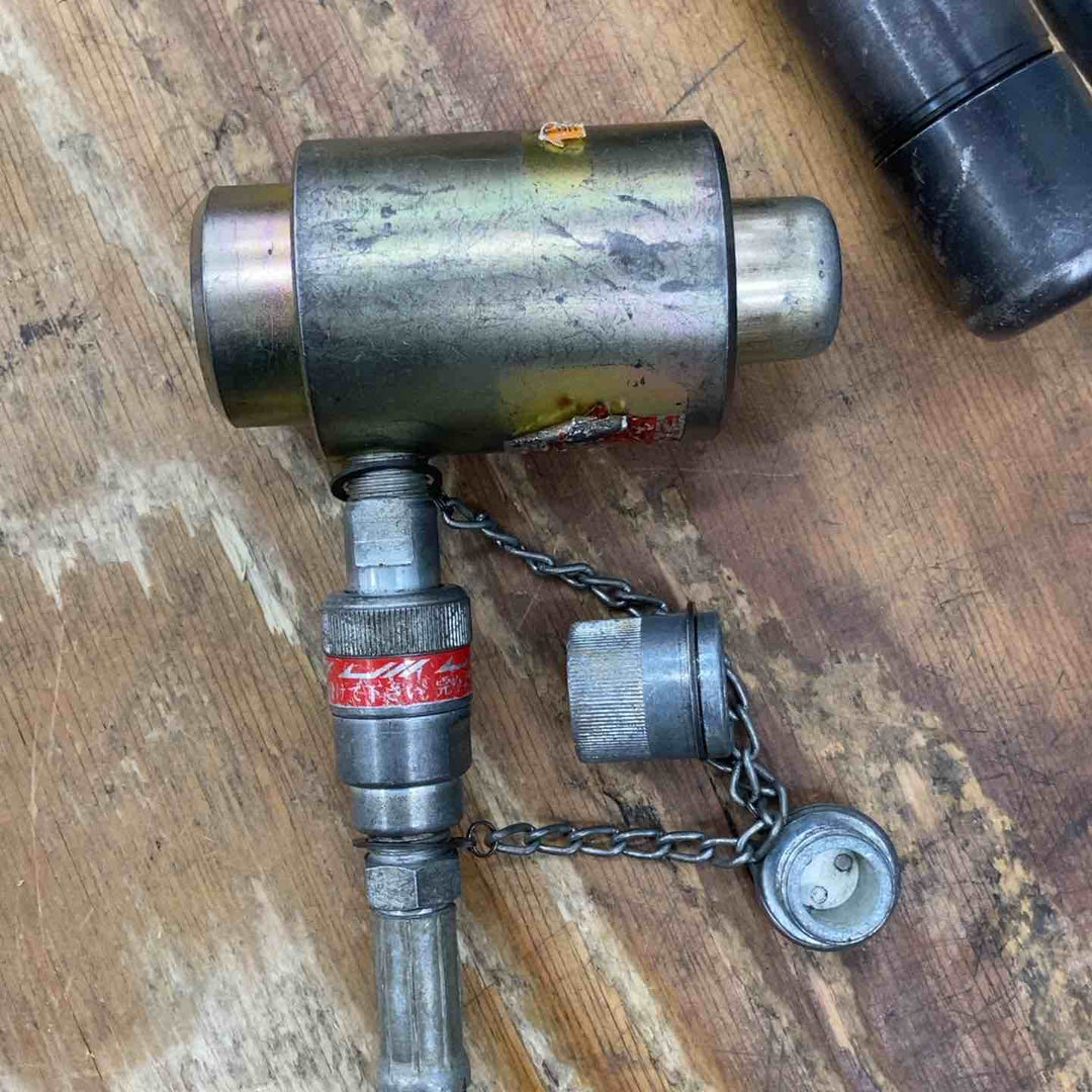 【中古品】◇泉精器(IZUMI) 手動油圧式ポンプ HP-180N パンチャー SH-10-1 コマ付属【柏店】