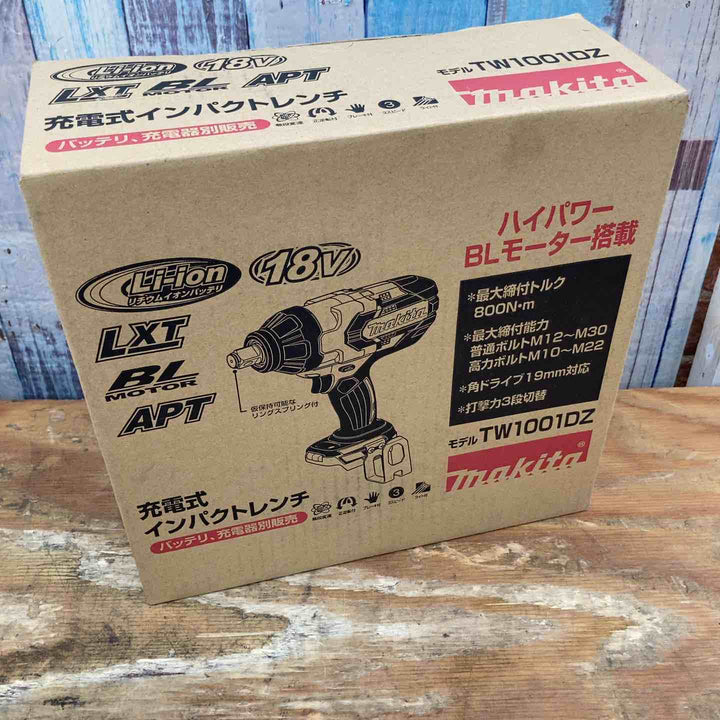【未使用品】★マキタ(makita) コードレスインパクトレンチ TW1001DZ 18V フルセット【柏店】