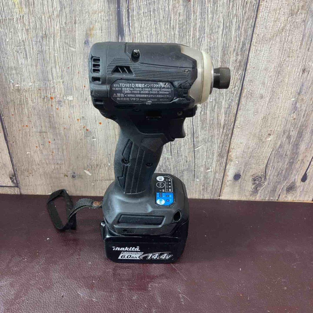 ★【中古品】★マキタ(makita) コードレスインパクトドライバー TD161DRGXB【東大和店】