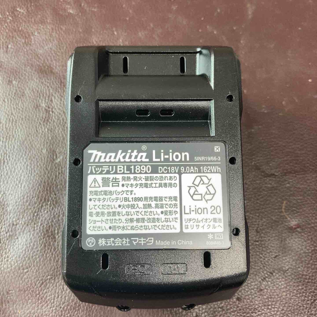 【未使用(店頭展示品)】マキタ(makita) リチウムイオンバッテリー 18V/9.0Ah BL1890【東大和店】