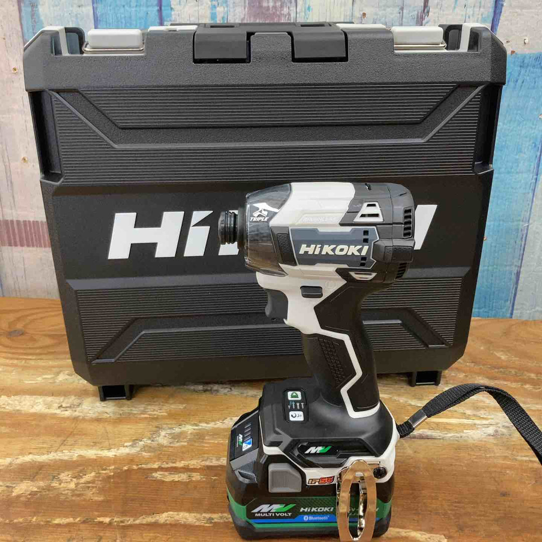 【未使用品】★ハイコーキ(HIKOKI ※旧:日立工機) コードレスインパクトドライバー WH36DD(2XHSZ)(FW) 限定色 36V フルセット【柏店】