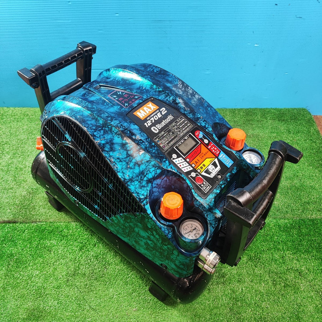 ◇マックス(MAX) エアコンプレッサー AK-HH1270E2 ガイアブルー【岩槻