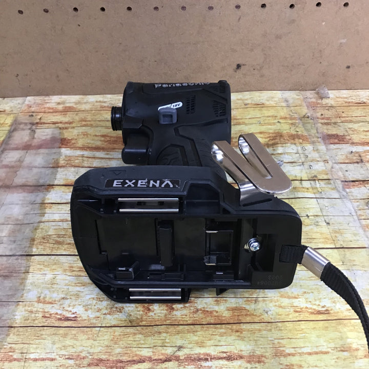 〇パナソニック 充電インパクトドライバー EZ1PD1 +BRAIN 18V5.0Ahバッテリー2個 アタッチメント付 EXENA Pシリーズ ブラック EZ1PD1J18A1B【川崎店】