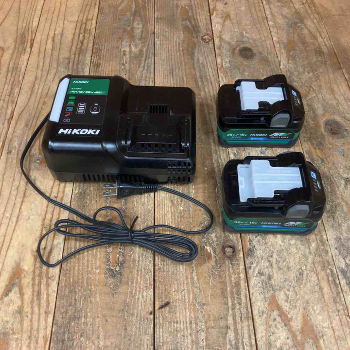 ハイコーキ(HIKOKI ※旧:日立工機) リチウムイオンバッテリー 36V/2.5Ah BSL36A18BX*2 急速充電器 UC18YDL2 まとめ マルチボルト【所沢店】