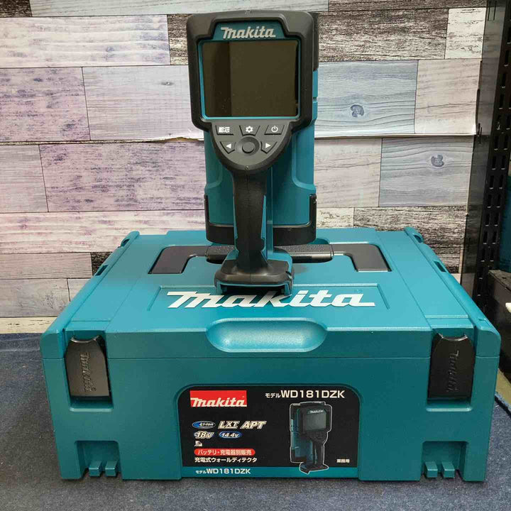 ★マキタ(makita) コードレスウォールディテクタ コンクリート探知機 WD181DZK 18V/14.4V【八潮店】