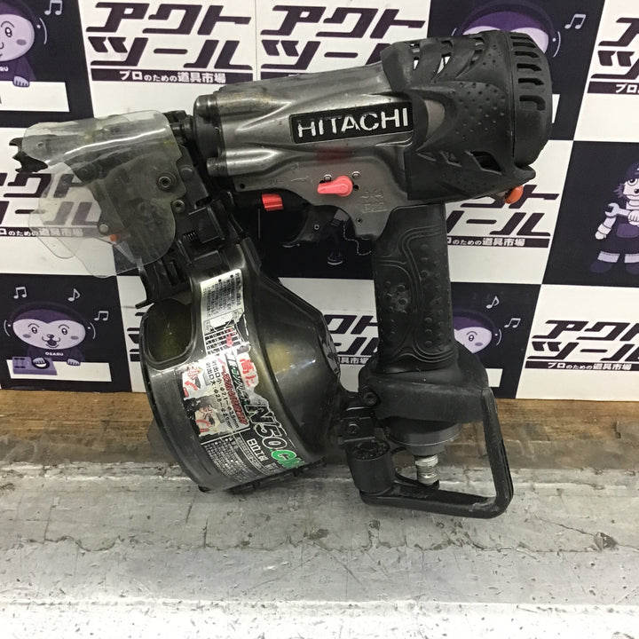 〇ハイコーキ(HIKOKI ※旧:日立工機) 50mm高圧釘打ち機 NV50HMC(G)【所沢店】