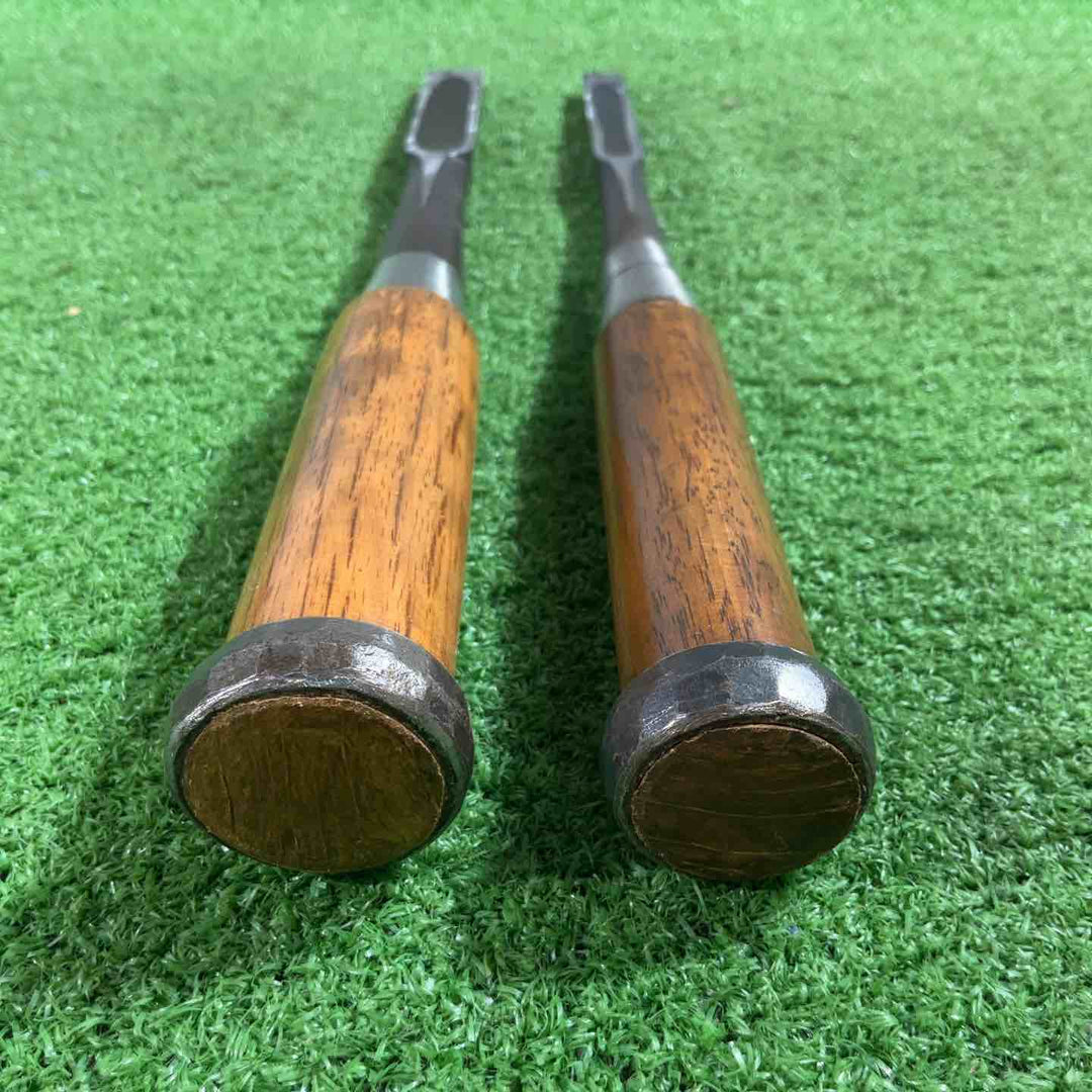 正彦作 叩き鑿 2本組 刃幅約12mm/17mm 【川口店】