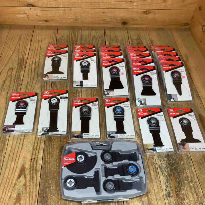 【未使用品】マキタ(makita) マルチツール替刃 木工用 金属用 特殊材料 まとめ売り 計30枚【所沢店】