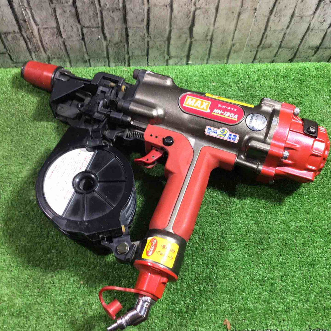 ◇マックス(MAX) 高圧コンクリート用エア釘打ち機 HN-120A【川口店】