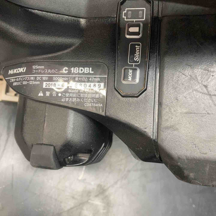 【中古品】ハイコーキ(HIKOKI ※旧:日立工機) コードレス丸のこ C18DBL(NNB) 動作確認済み【川越店】