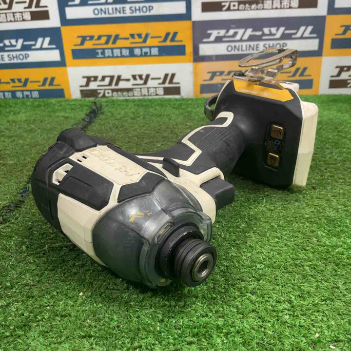 HiKOKI(ハイコーキ) 第2世代36Vインパクトドライバ ホワイト&ゴールド 小型軽量化 ビット振れ軽減 トリガーフィーリング向上 蓄電池・充電器・ケース別売り WH36DC(NNWG)【草加店】
