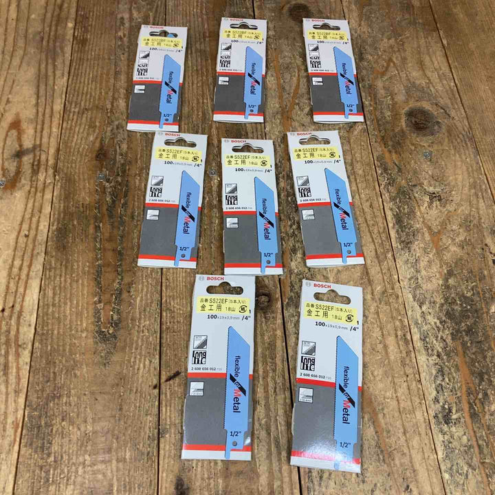 ボッシュ(BOSCH) レシプロソー セーバーソー 替刃 100mm 金工用 14山 S522BF*3 18山 S522EF*5 [計40枚入り] バイメタル【所沢店】