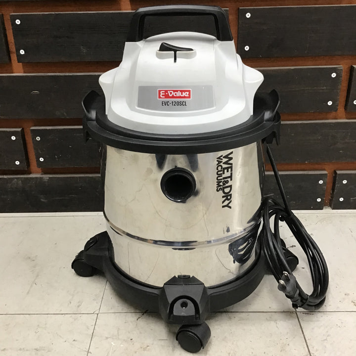 【現状品】 E-Value 乾湿両用掃除機 12L EVC-120SCL 【鴻巣店】