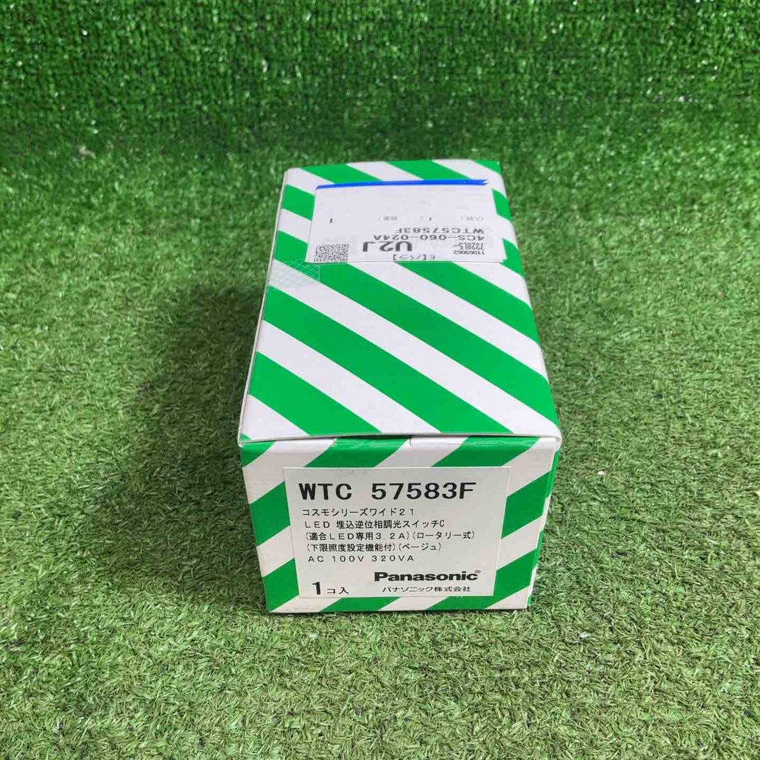 【未使用品】 パナソニック WTC57583F LED埋込逆位相調光スイッチC 26年製 【藤沢店】