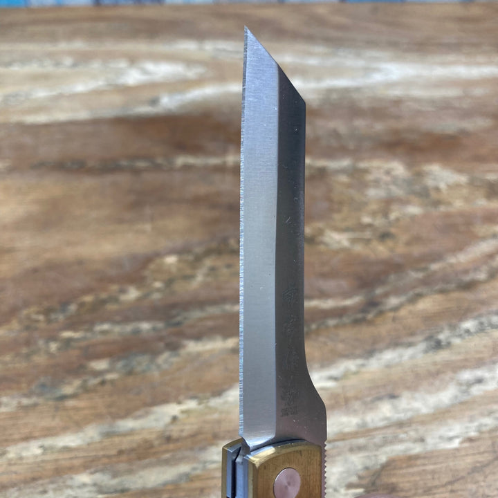 【未使用品】関兼常作 短冊刀 KB-561 真鍮柄 全長166㎜ 刃長72mm TANZAKU-TOU ナイフ【柏店】