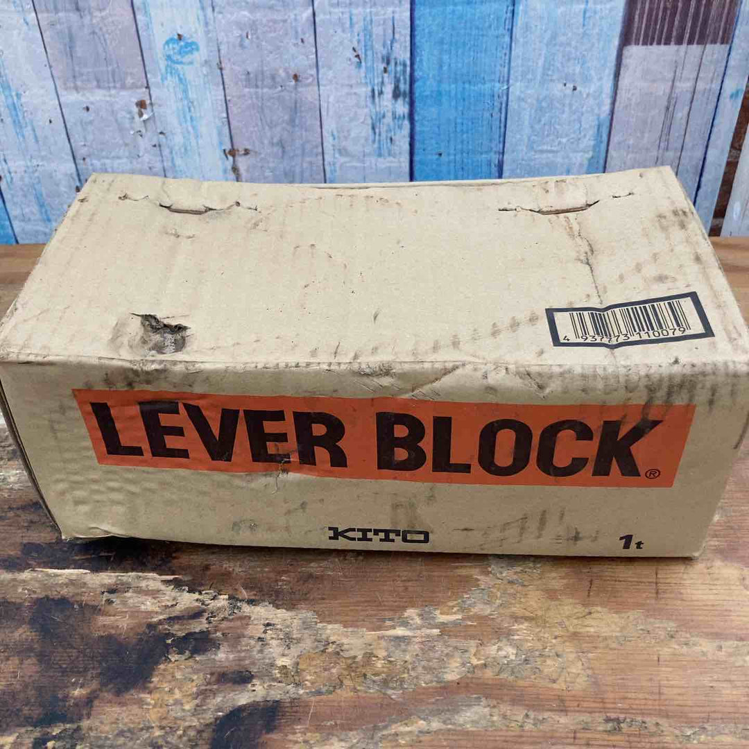 【未使用品/未開封】◇キトー(KITO) レバーブロック LB010 定格荷重1t 標準揚程1.5ｍ【柏店】