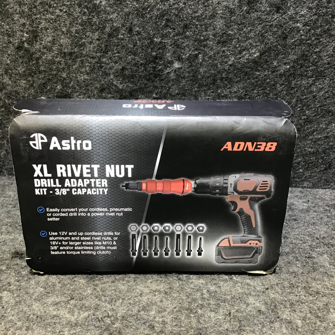 【美品】Astro Pneumatic Tool XL リベットナットドリルアダプター3/8" ADN38【桶川店】